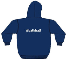 Load image into Gallery viewer, BATHALF UNISEX NAVY POLYCOTTON HOODIE
