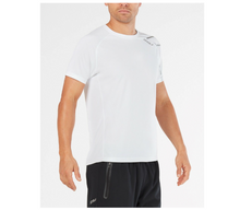 Load image into Gallery viewer, 2XU BSR ACTIVE SHORT SLEEVE MENS WHITE TEE
