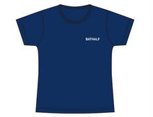 Load image into Gallery viewer, WOMENS BATHALF NAVY TECH TEE
