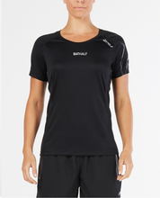 Load image into Gallery viewer, 2XU BSR ACTIVE SHORT SLEEVE WOMENS BLACK TEE

